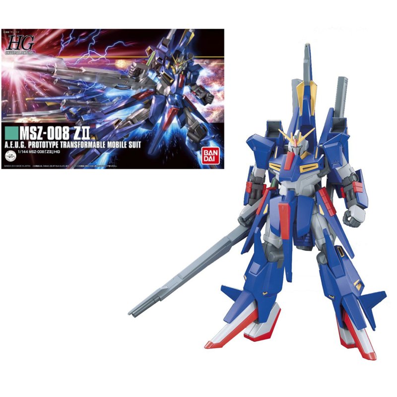 bandai-z-ii-hguc-186-1-144-gundam-modellbausatz image 4