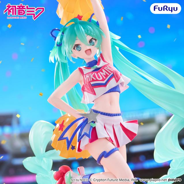anistue-figure-art-s-hatsune-miku-cheerleader-muchute-figur image 1