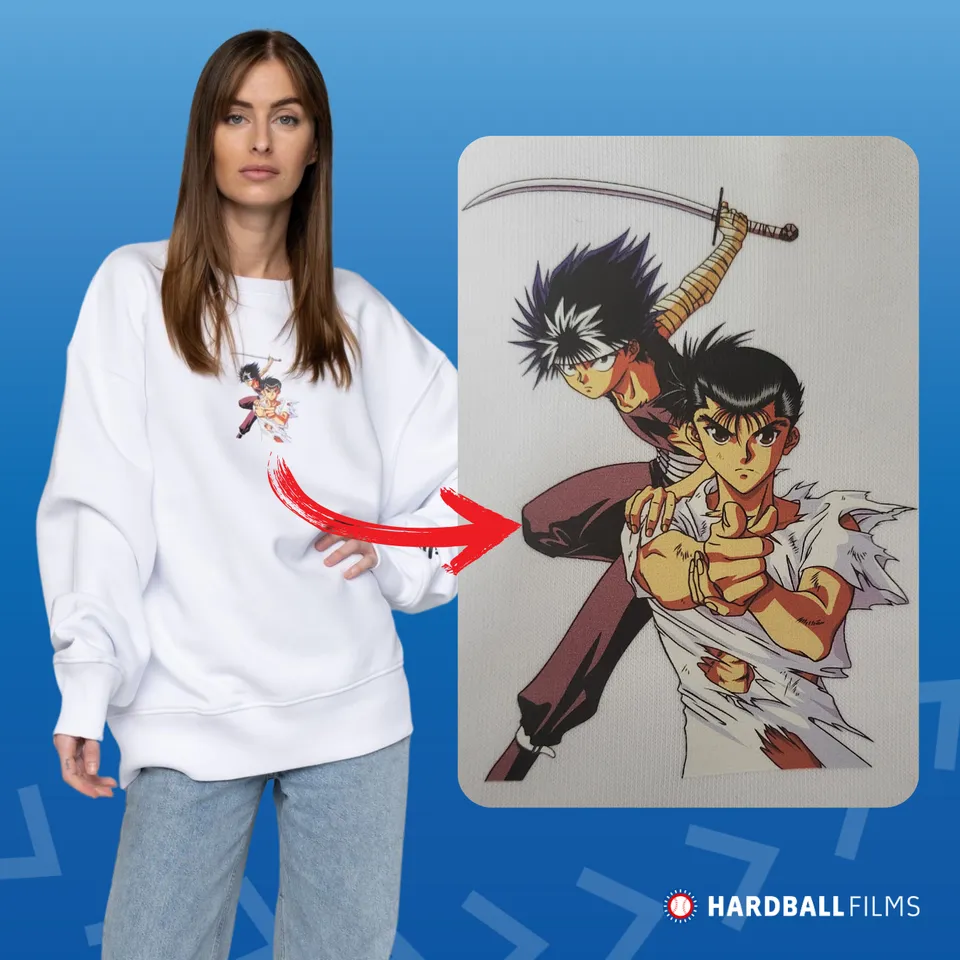 yu-yu-hakusho-motiv-2-pullover-wei-xl-organic-cotton image 1