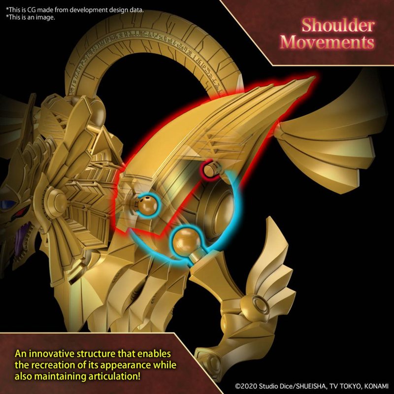 bandai-yu-gi-oh-gefl-drache-von-ra-model-kit image 4