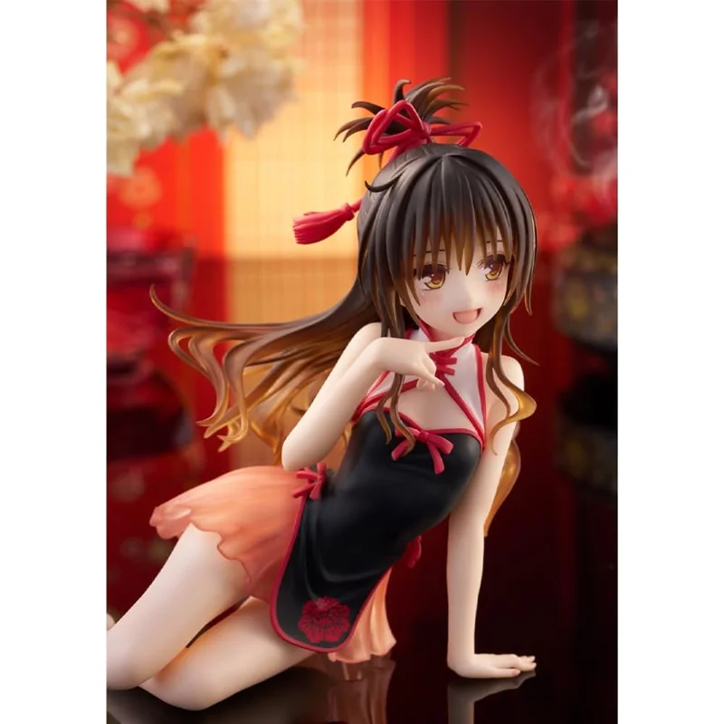 taito-desktop-cute-to-love-ru-figur-mikan-rote-schleife image 4