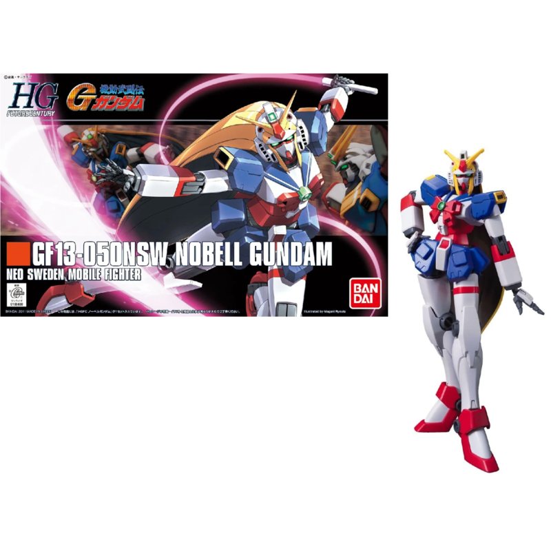 bandai-hguc-119-nobell-gundam-1-144-modellbausatz image 2