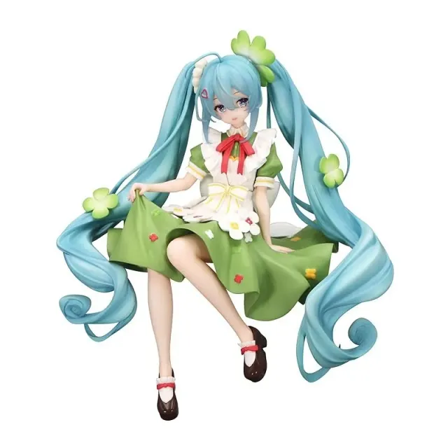 furyu-hatsune-miku-flower-fairy-clover-noodle-stopper-figur image 1