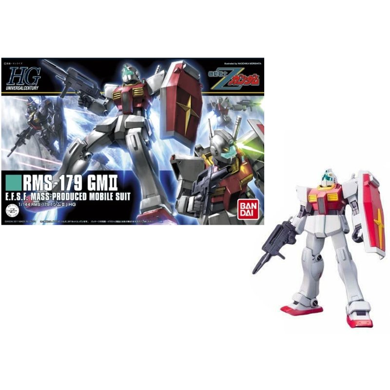 bandai-hguc-gm-ii-1-144-modellbausatz-nr-131 image 2