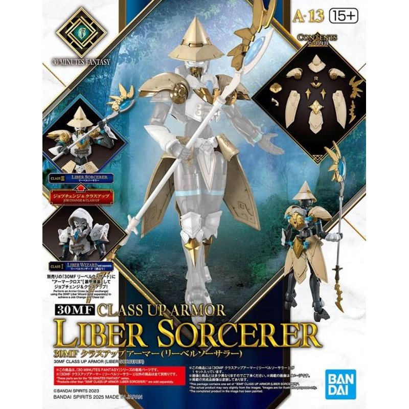 bandai-30mf-a13-liber-sorcerer-class-up-armor-modellbausatz image 2