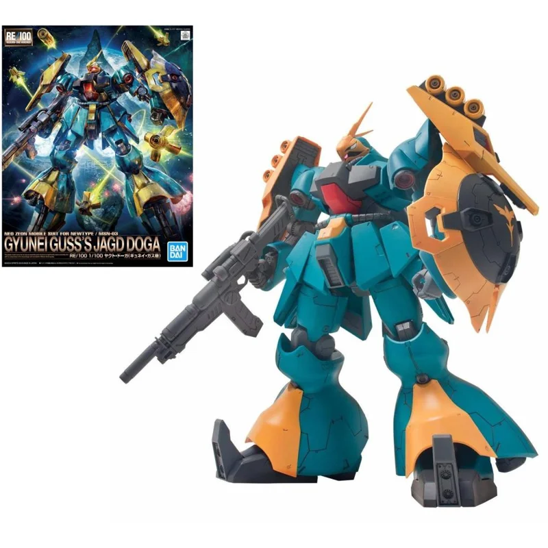 bandai-gundam-re-100-gyunei-jagd-doga-gunpla-1-100-bausatz image 2