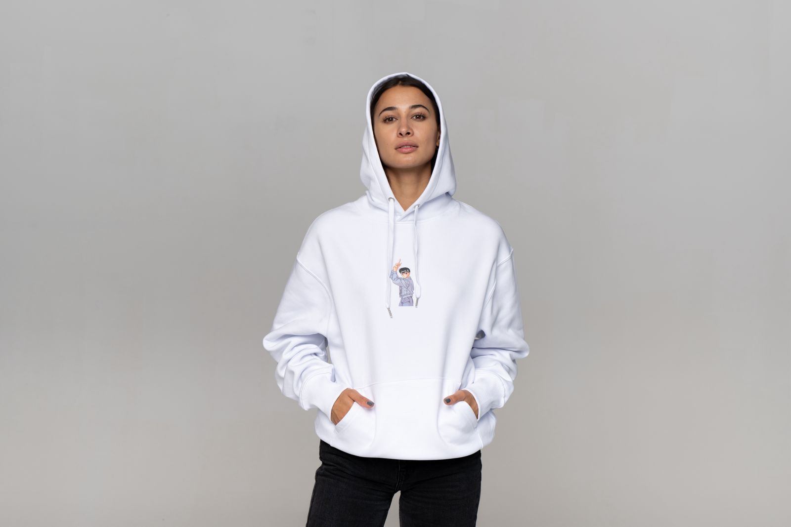yu-yu-hakusho-motiv-3-hoodie-wei-organic-cotton image 5