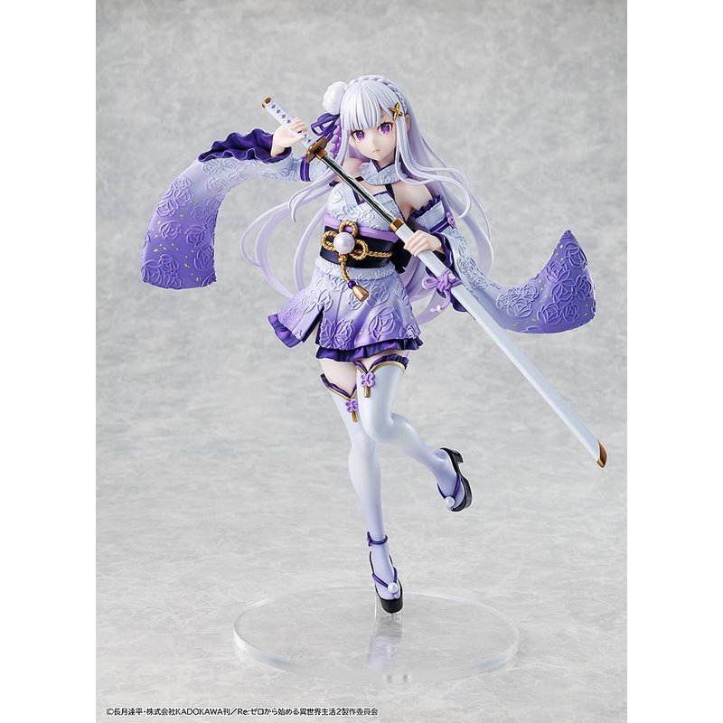estream-re-zero-emilia-combat-outfit-ver-statue image 2