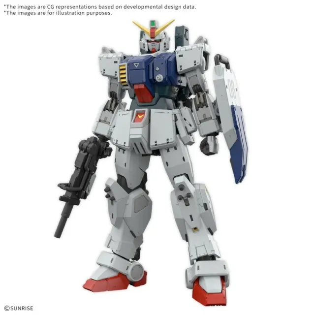 bandai-rg-44-gundam-ground-type-gunpla-1-144-modellbausatz image 1