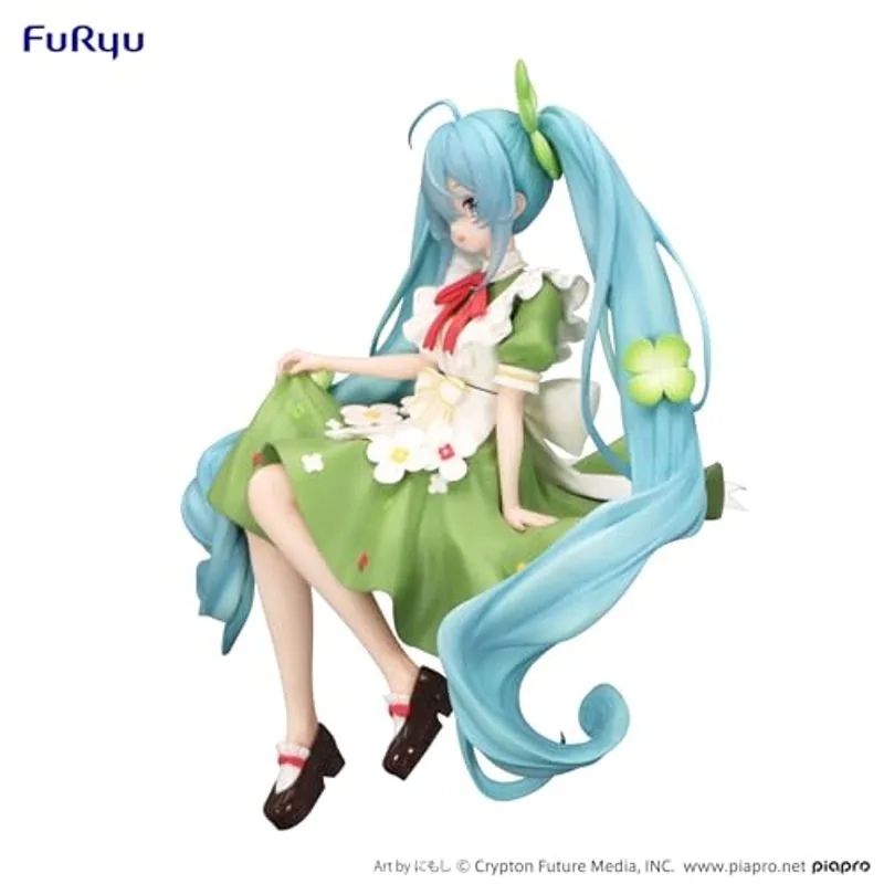 furyu-hatsune-miku-flower-fairy-clover-noodle-stopper-figur image 2