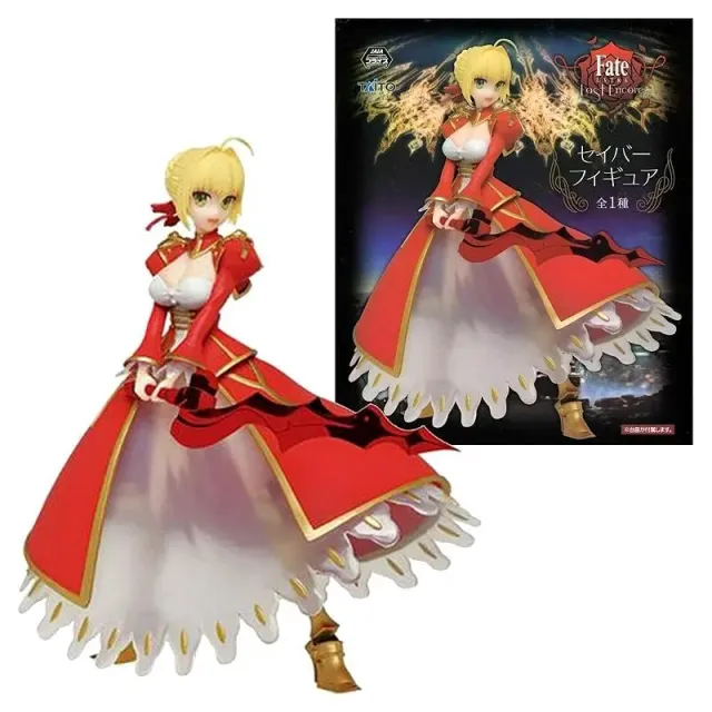 fate-last-encore-saber-nero-anime-figur-rotes-kleid image 1